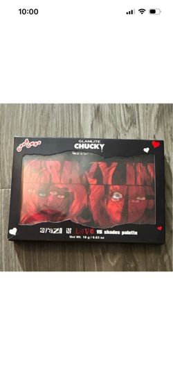 Glamlite Chucky Crazy in Love Eyeshadow Palette 15 Shades Shimmer 0.63 oz
