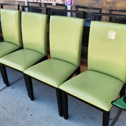 4 Leather Dining Chairs