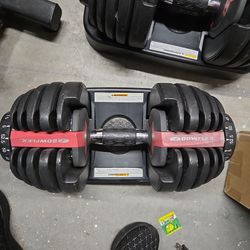 Bowflex Dumbell Weight 52.5 And Stand 