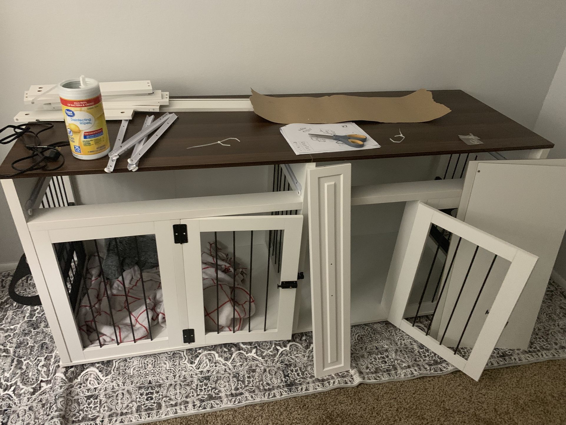 Double Dog Crate