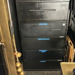 5 Metal File Cabinet