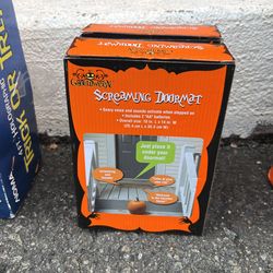 4 Ft Trick Or Treat Light+ Screaming Doormat 