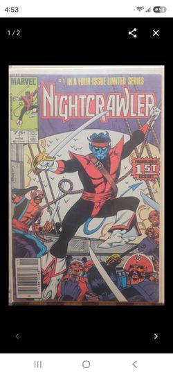 Nightcrawler #1 (1985) *Mint Condition* In selafane with backer Silver Surfer #50 Newsstand Edition (1991) *Mint Condition* ""