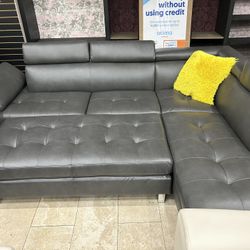 Ibiza sectional with ottoman $9 99 with easy finance