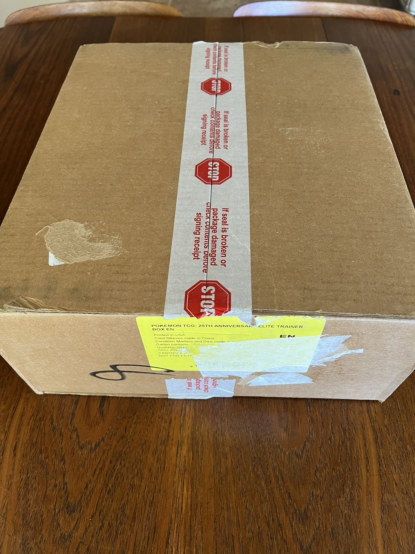 Pokemon 25th Anniversary Factory Sealed ETB Case