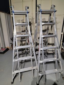 2 - Werner MT-26 Model Mk 6/IA 300lb Capacity Ladders