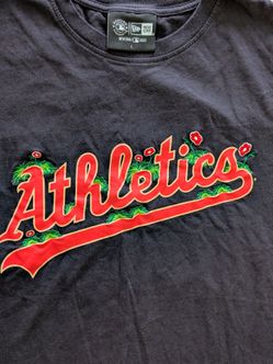 New Era Oakland Athletics t-shirt featuring a floral "Sprouted" design