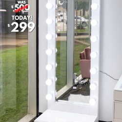 New Full Body Length Hollywood Mirror