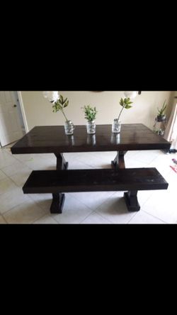 Farmhouse dining room table