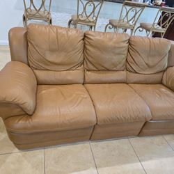 Leather Sofa 