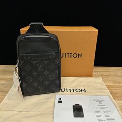 Louis Vuitton Taigarama Outdoor Slingbag Black Noir Sling Bag