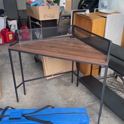 Wood Corner Desk