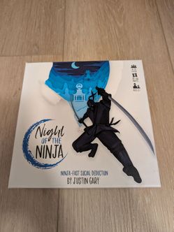 Night of the Ninja Board Game - Excellent Condition