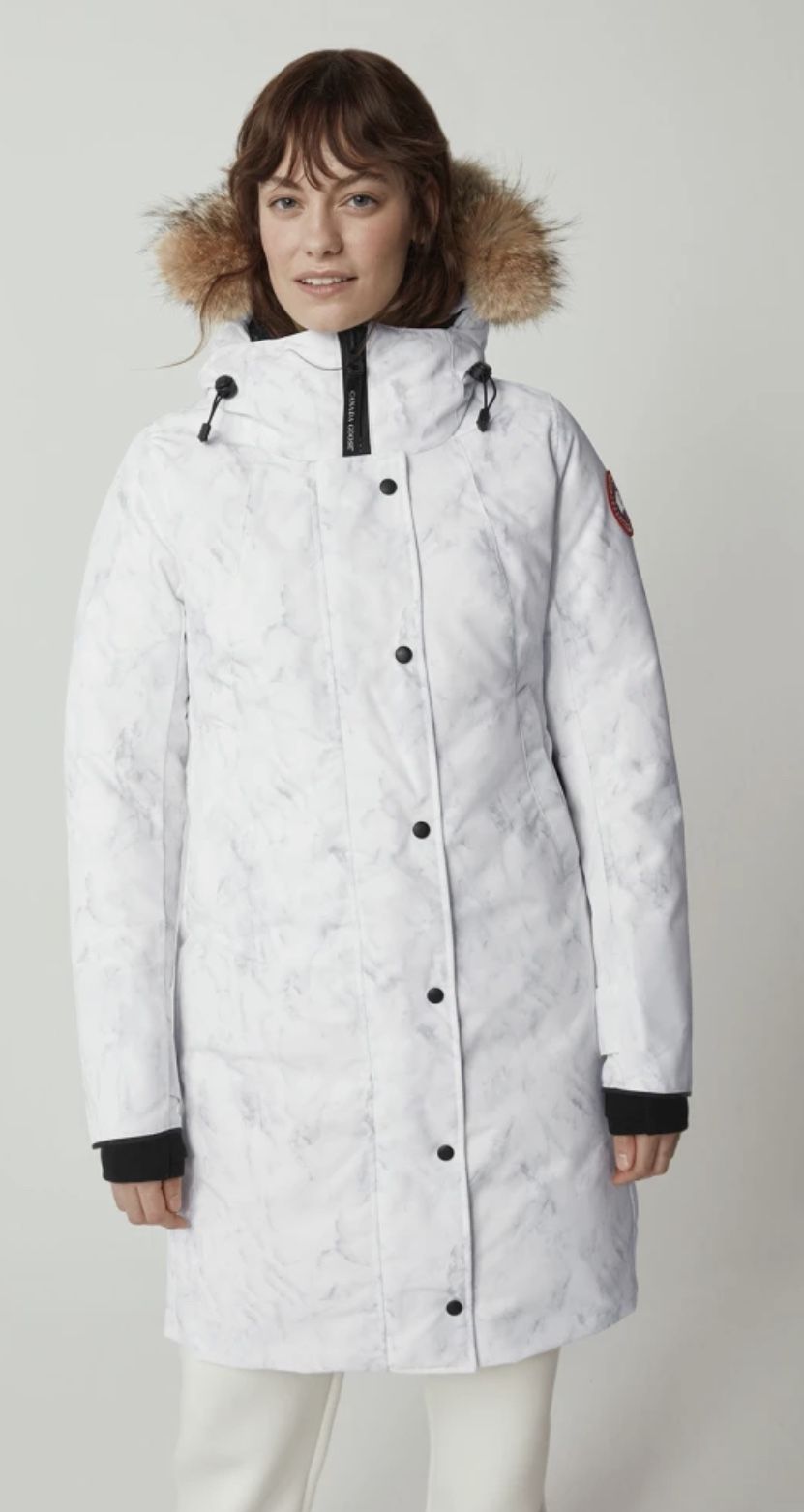 Sherbrooke Parka Print Canada Goose Womens Heavy Jacket Size Large