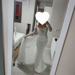 Wedding Dress SIZE  2 - 4 / Or Xs Fit S