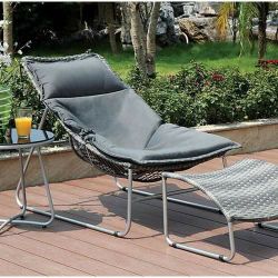 Lili Patio Chair w/ Ottoman