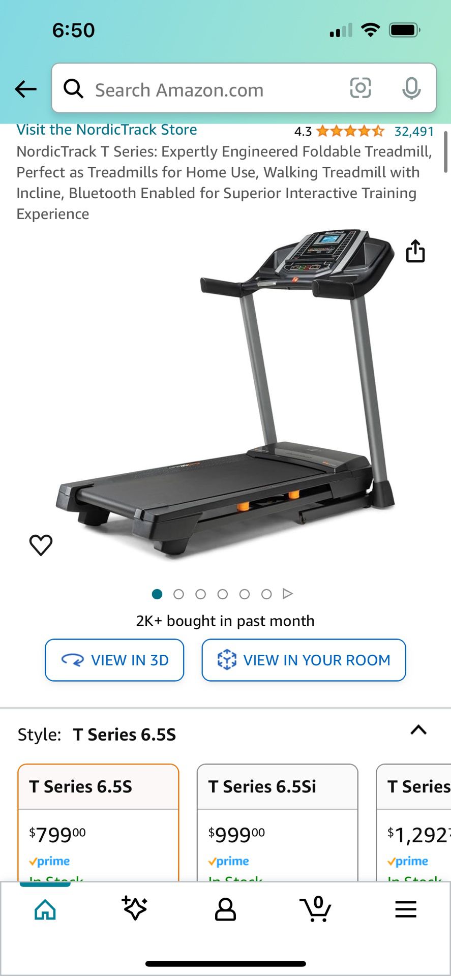 NordicTrack Treadmill Almost New 