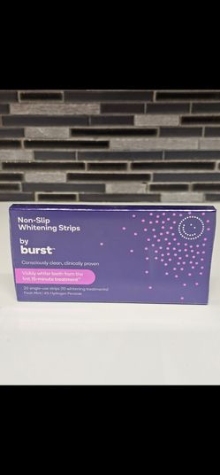 NEW Burst whitening strips pack (amazon liquidation)