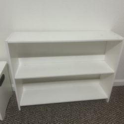 White shelf