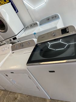 Extra large capacity washer and dryer