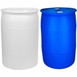 Blue And White Barrels 