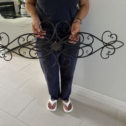 Cast Iron Wall Decorate Color Black Size 37” L