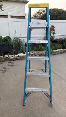 6 foot ladder Werner FIBERGLASS