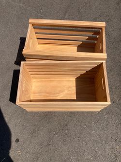 White Pine Wooden Crates