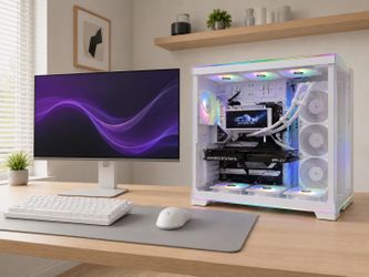 Gaming PC Custom Built🕹️RGB White Glass Case | Intel i9-13900K + RTX 5070💥32GB RAM | 1TB SSD | Windows 11 Pro | 1 Year Warranty✅$0 Down Finance Avai