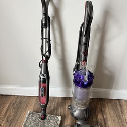 Dyson DC41 Animal Upright Vacuum And Shark Genius Hard Floor Steam Mop