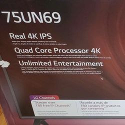 Huge 75’ Inch LG 4K Smart Tv 📺 Only $599.00!!
