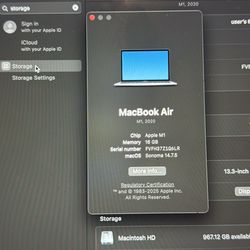 2020 MacBook Air (13.3-in )