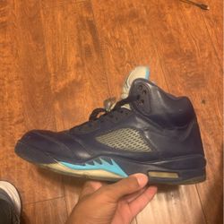 Blue Jordan 5s