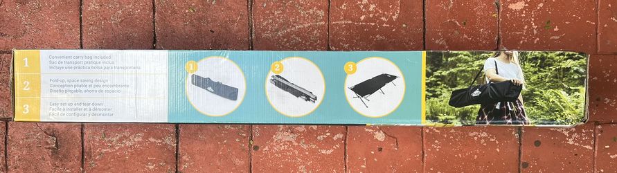 NEW! Heavy Duty Personal Mountain Tech Camp Cot-*Catre para Camping*