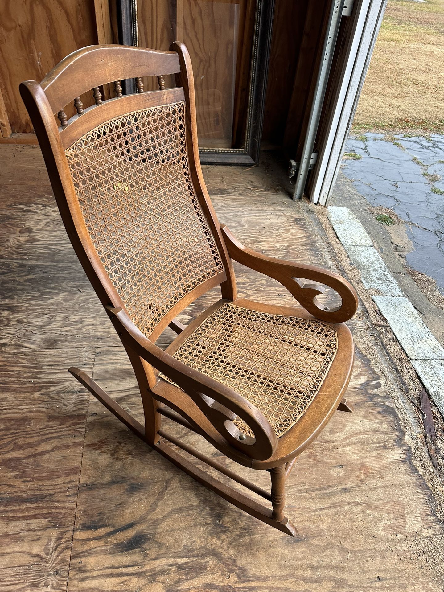 Old Woven Rocker