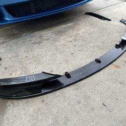 BMW Carbon Fiber-Look Front Lip W/ Rear Diffuser Pieces 