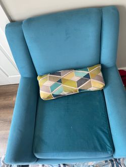 Blue decorative chair