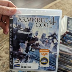 Armored Core 4 PlayStation 3 PS3 Game Rare