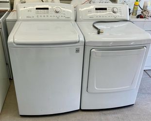 #14 LG Washer & Electric Dryer. XL Capacity