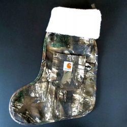 NEW - Carhartt Real Tree Camo Christmas Stocking 