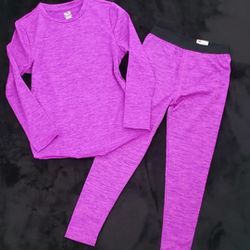 ✅ Girls 2pc Purple Sleepwear Set• Fruit 0f The Loom• Size M(8)• Great Condition• $8firm