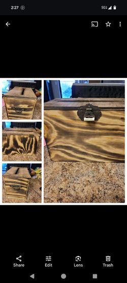 A Custom Hand Made rustic  gift Card Box