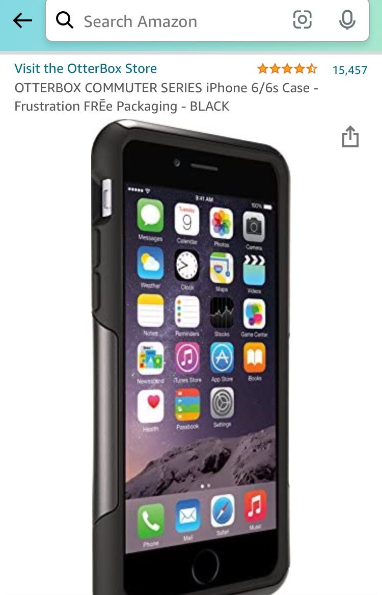 iPhone 6S 64GB- Unlocked Including Otterbox Case And Glass Covers