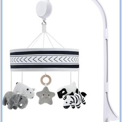 🎁Brand New Baby Crib Mobile,Mobile for Crib with 35 Lullabies and Stuffed Animals Hanging Toys