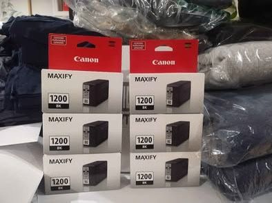 Canon PGI-1200 Genuine Pigment Black Ink Tank, Compatibility : MB2120-MB2720-MB2020-MB2320. Avail:6