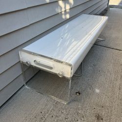 Plastic Bench With Light Inside 