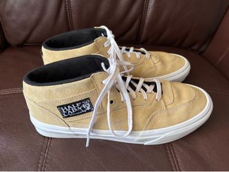 Vans Skate Half Cab Gold & White Size 10 for ONLY $40