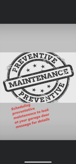Preventative Garage Maintenance