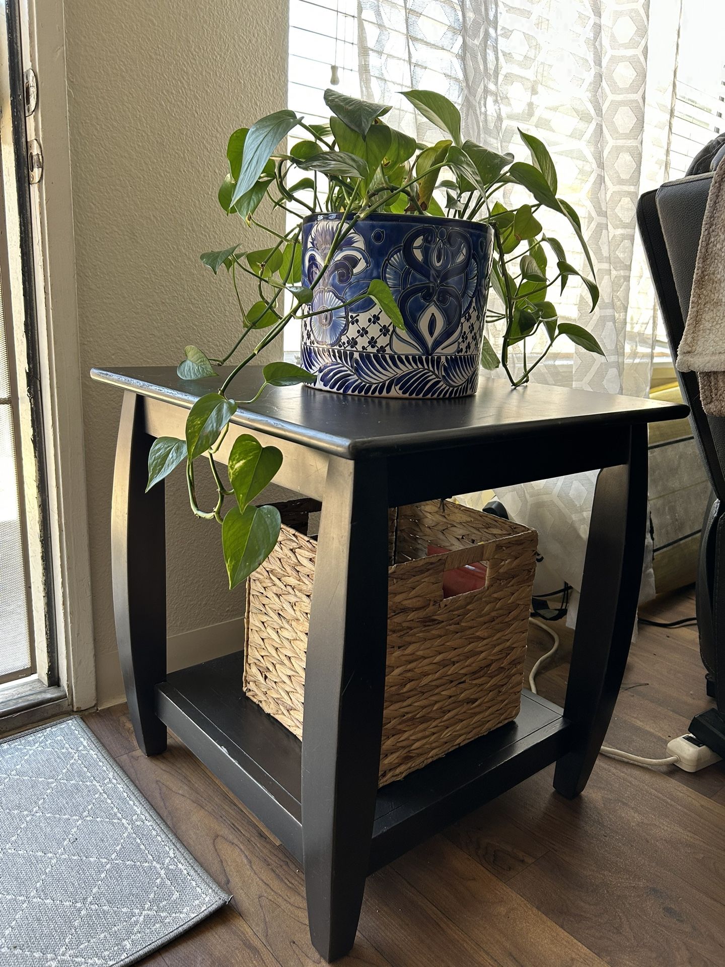 Black End Table