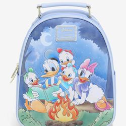 Disney Donald Duck Groups Campfire Loungelfy Mini Backpack